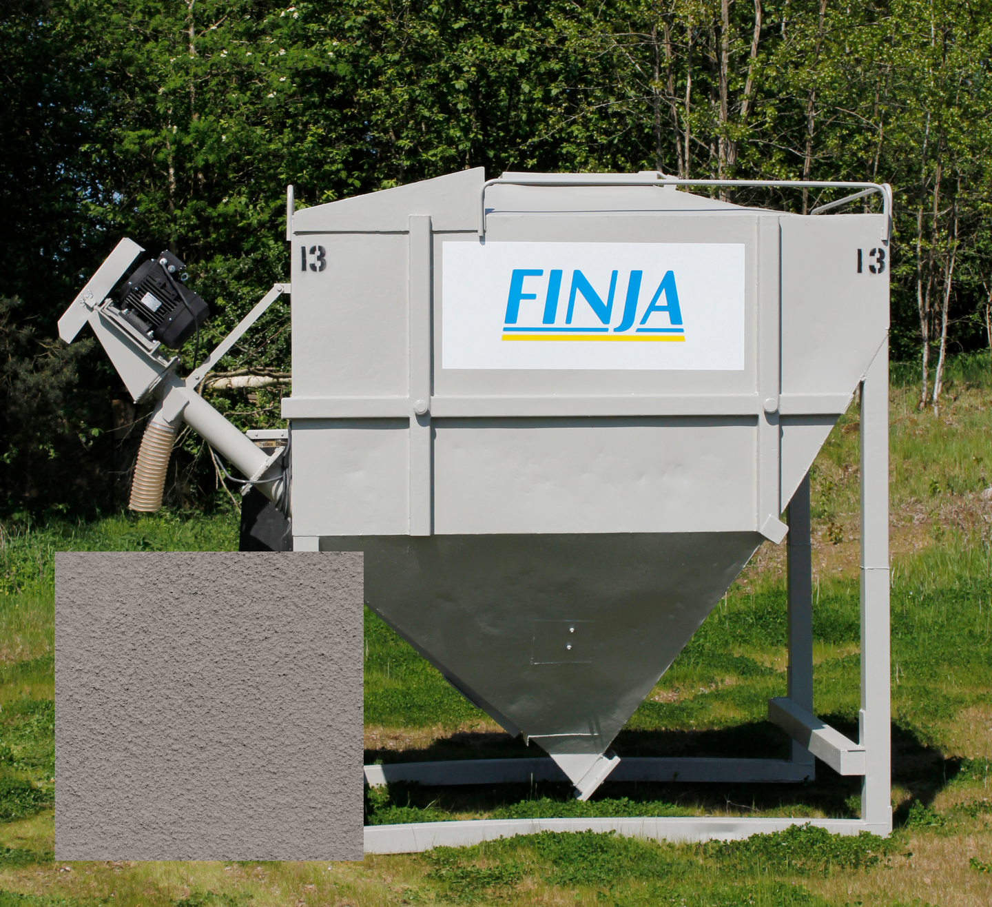 MURBRUK FINJA FÄRGAT M5 HLM FC 390 I, BRUKSBEHÅLLARE