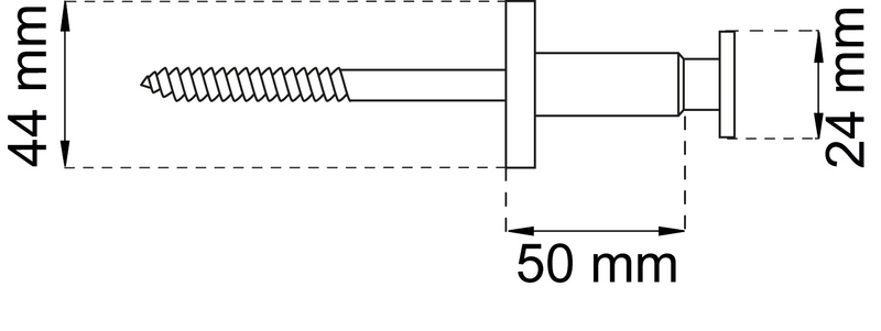 LEDSTÅNGSBESLAG 951 ROSTFRITT