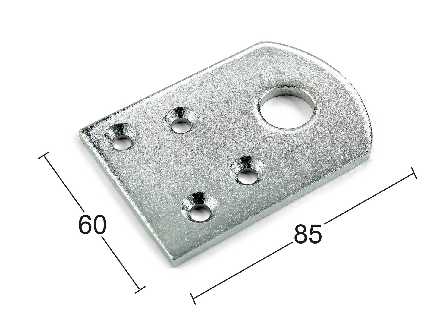 HÄNGLÅSBLECK HABO 1260 EFZ 85X60MM, 2ST