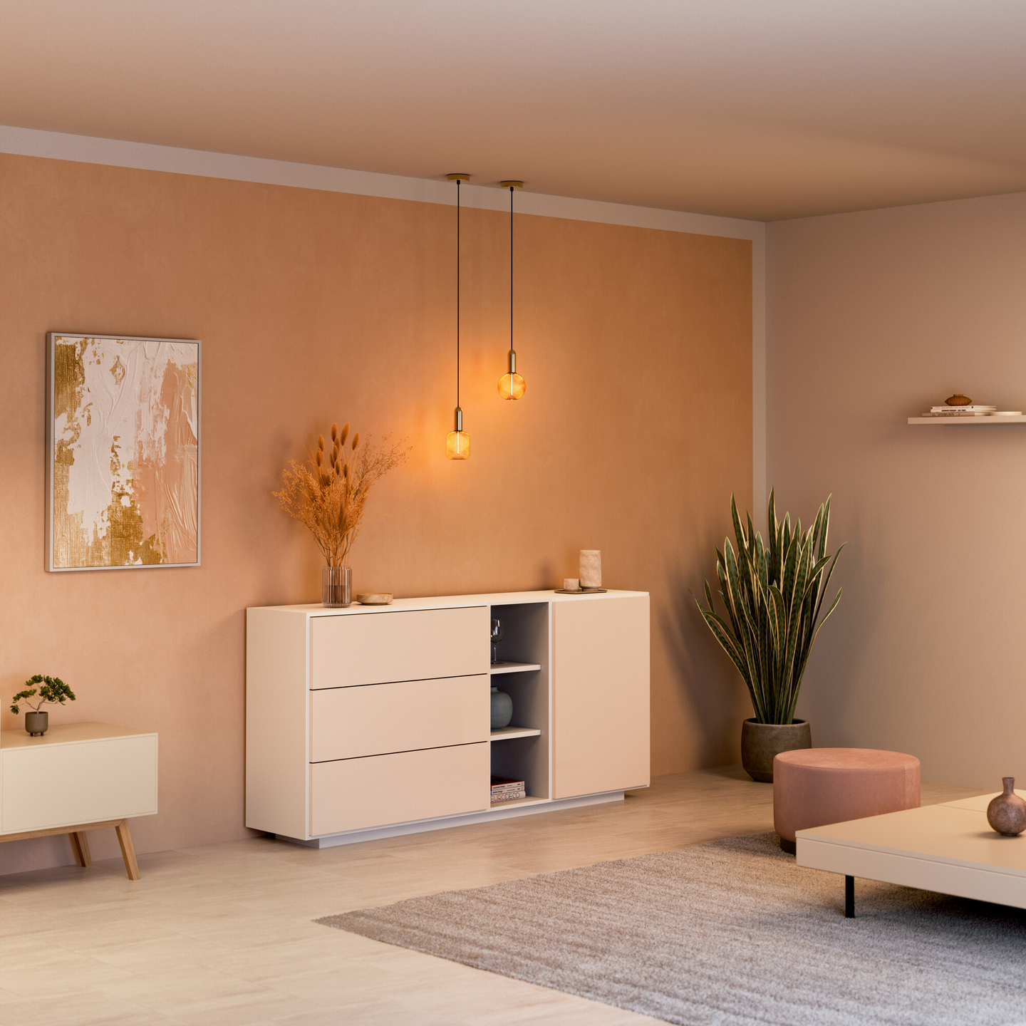 Led-lamppu OSRAM Decor Straw Globe Gold E27 150lm 2700K