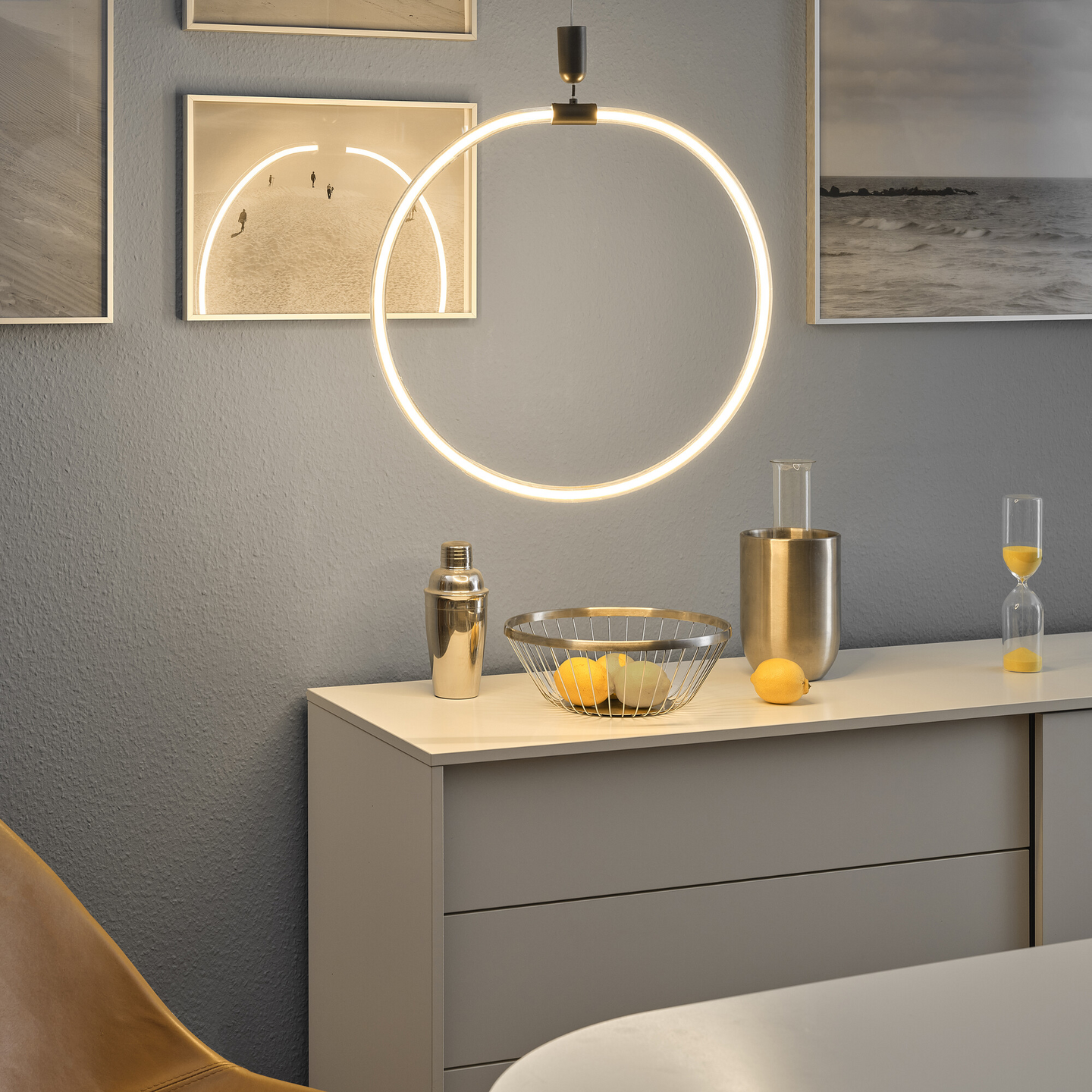 Riippuvalaisin LEDVANCE Decor Aura Vertical 18W 3000K 2000lm Click DIM