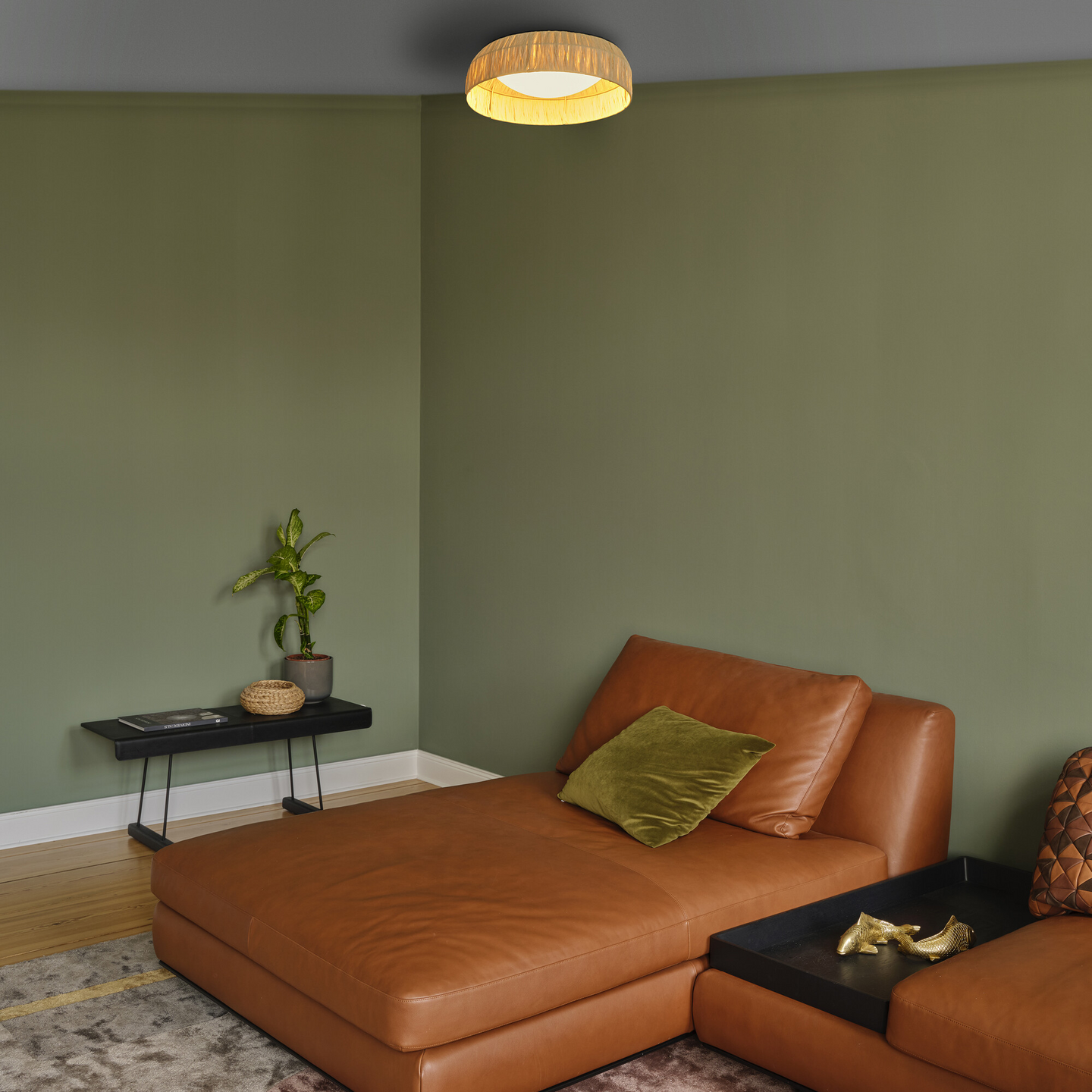 Kattovalaisin LEDVANCE Decor Bamboo 500mm 28W 3000K 1150lm ruskea