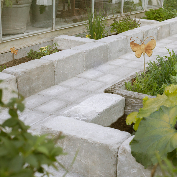 MURSTEN LAB GRÅ 350X210X140MM LABYRINT MAXI ANTIK 2,21M²