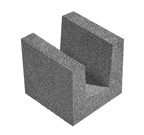 LÄTTKLINKERBLOCK BENDERS LECA BALK, BLOCK 250 TYP 3 250X250X250MM