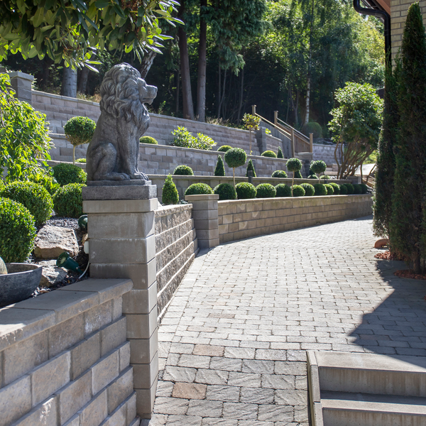 MARKSTEN BENDERS TROJA ANTIK HELSTEN GRÅ 210X140X50MM