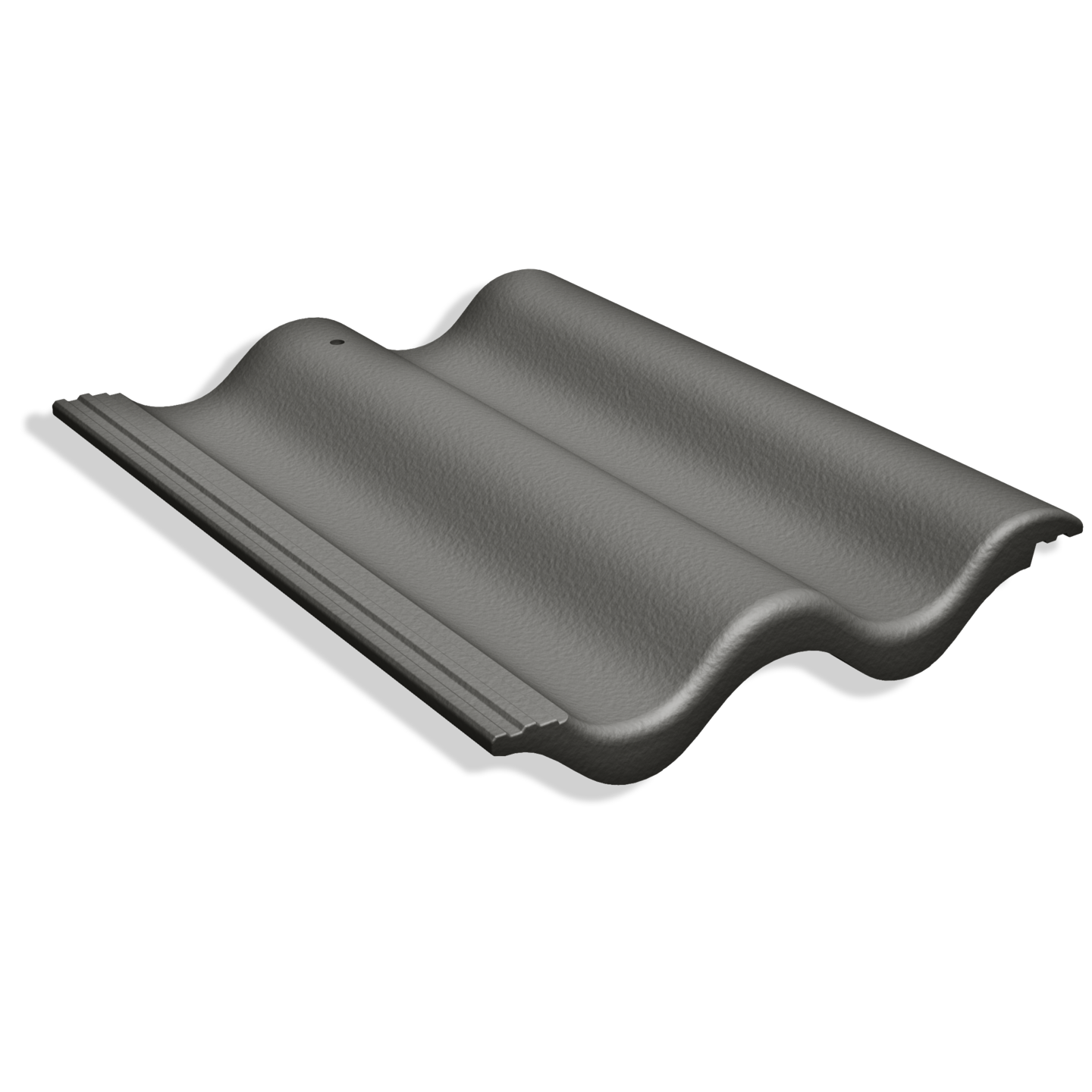 TAKPANNA BENDERS BENDER PALEMA CANDOR, 2-KUPIG BLANK MÖRKGRÅ