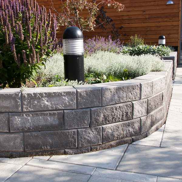 MURSTEN BENDERS MEGAWALL RADIESTEN, GRÅ H 200X200X150MM