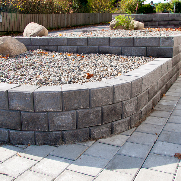 MURSTEN BENDERS MEGAWALL RADIESTEN, GRAFIT H 200X200X150MM