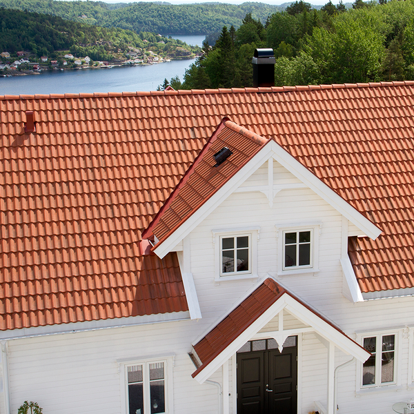 TAKPANNA PALEMA 2-K ANTIKT-RÖD