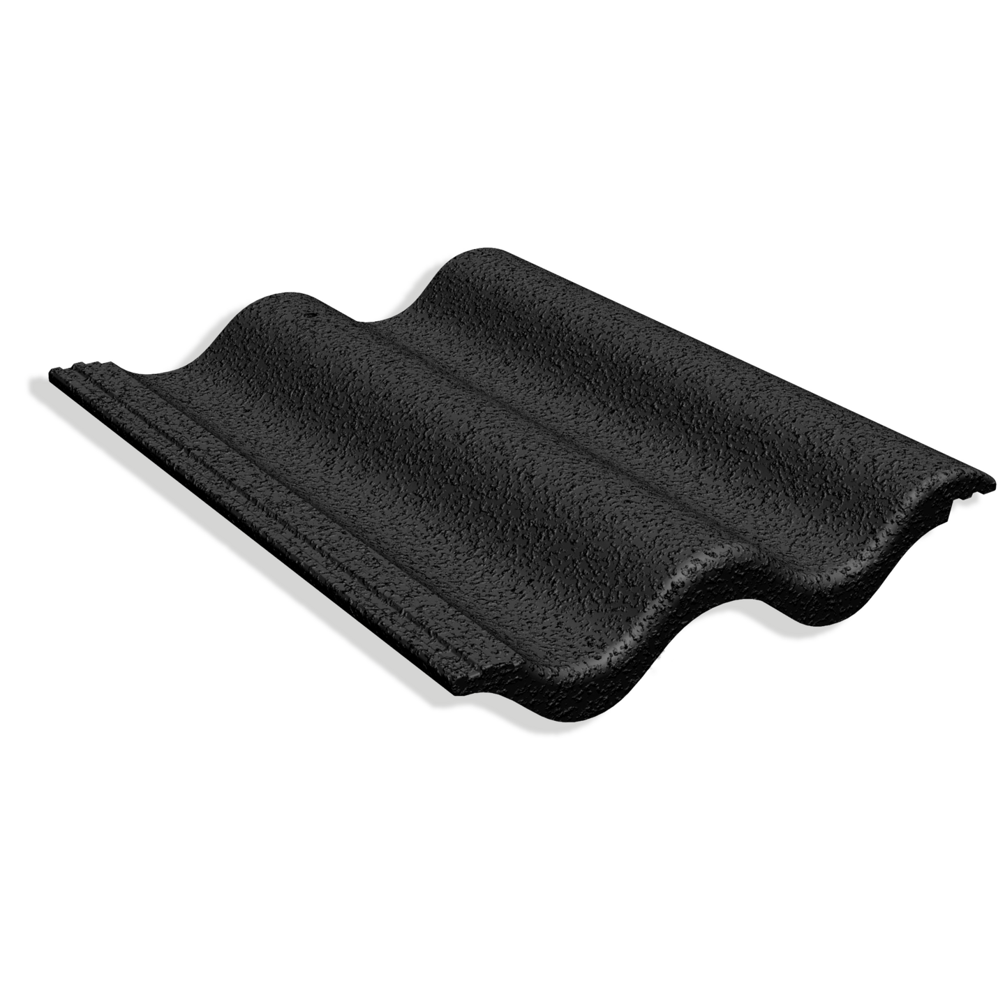 TAKPANNA BENDERS PALEMA 2-K STR SVART, 420X330X310-375MM BETONG