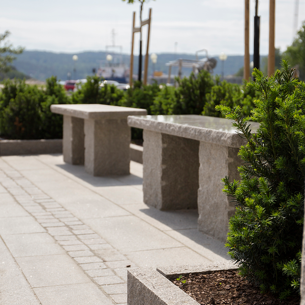 BÄNKSKIVA BENDERS LYSEKIL POL314003807, POLERAD GRÅ 1400X450X60