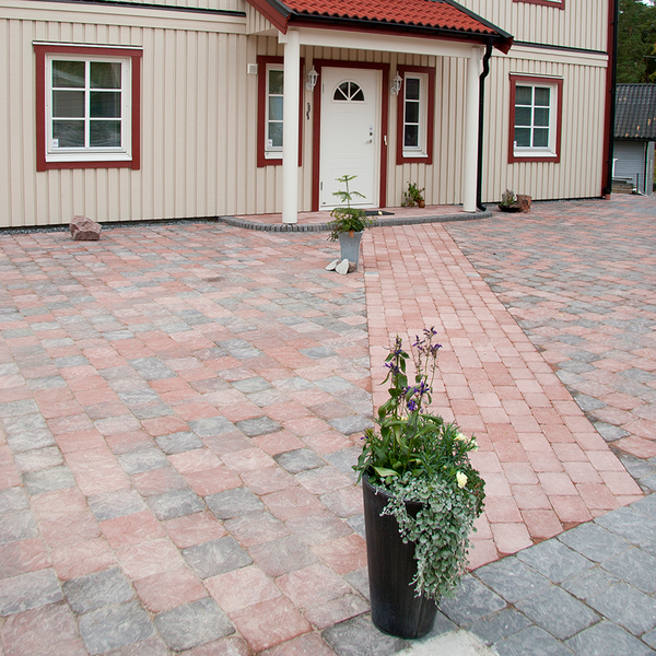 MARKSTEN BENDERS LABYRINT/TROJA MAKRO, MAKRO RÖDMIX 210X210X50MM