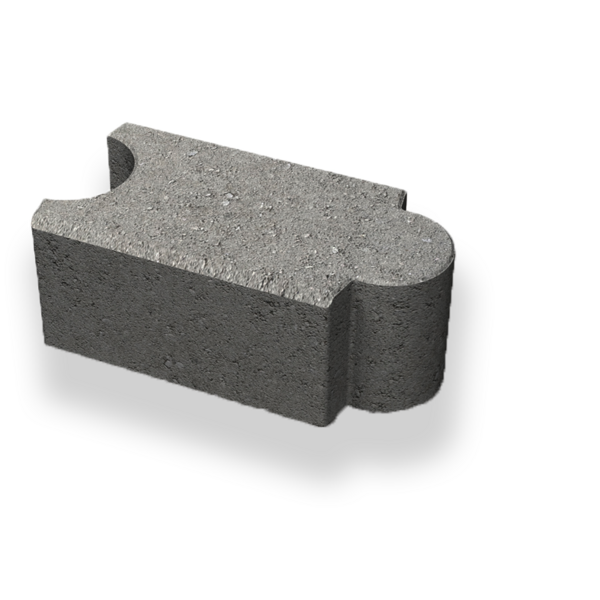 MURSTEN BENDERS TRAIN SLÄT GRAFIT H, 330X200X150MM