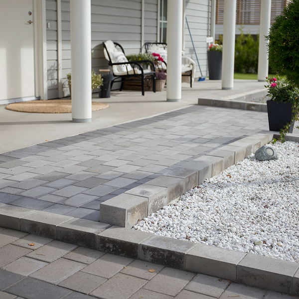 MARKSTEN LABYRINT SKARP MINI GRÅ 210X140X140MM 4,12M²