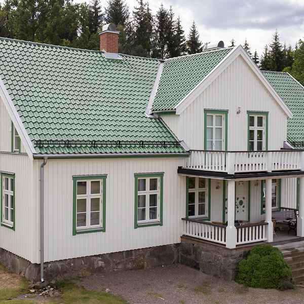 TAKPANNA BENDERS LERTEGEL BENDER HANSA, 1-KUPIG GLASERAD SCHILFGRÖN