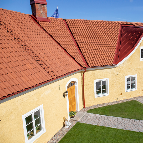 TAKPANNA BENDERS HANSA LER NAT RAKKANT, RAK 1-KUPIG NATUR NATURRÖD