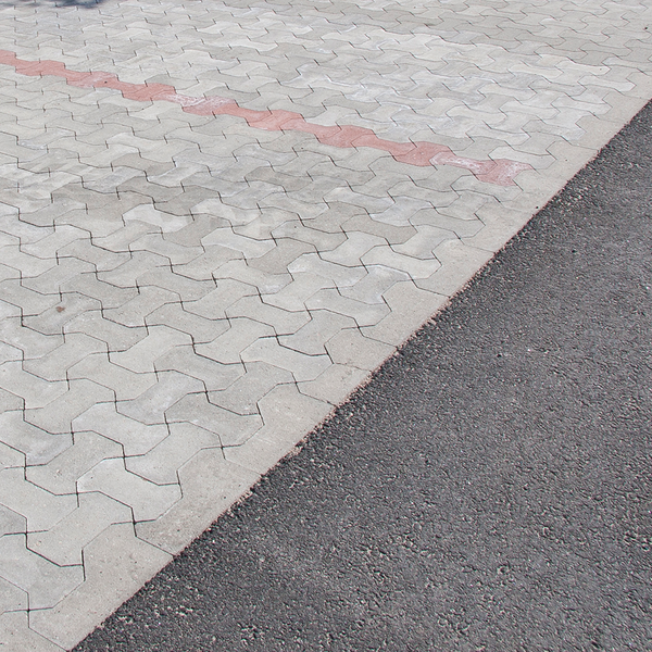 RANDSTEN BENDERS B 60 SKARP KANT GRÅ, RANDSTEN GRÅ 60MM