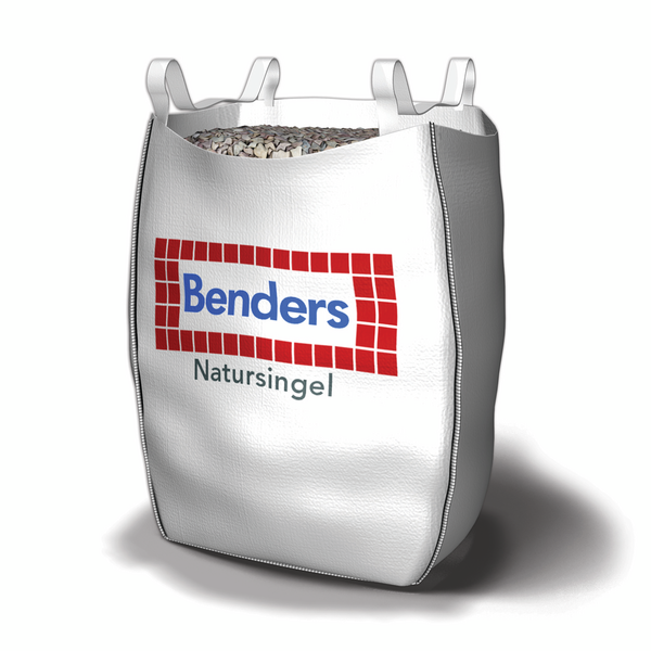 NATURSINGEL BENDERS GRÅRÖD 16-40 800KG, 16-40MM 800KG