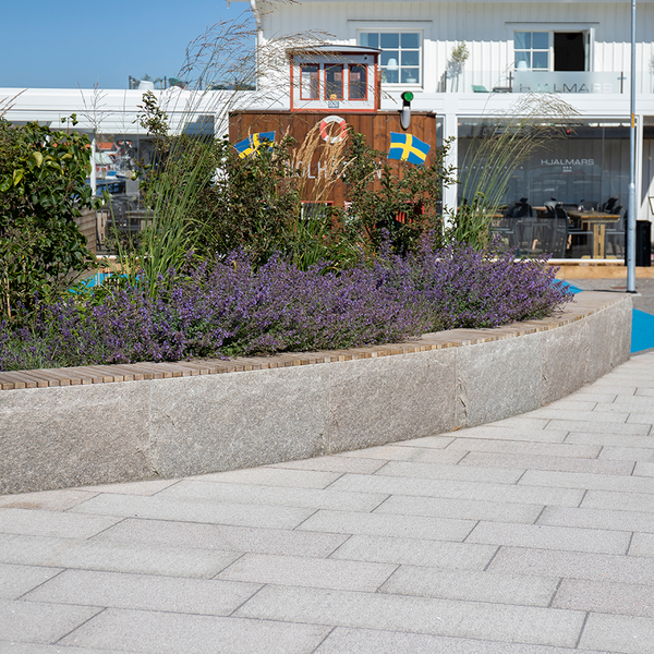 BLOCKSTENMUR BENDERS E MODE FLX20X130, GRÅ 700-2800X200X1300/1100