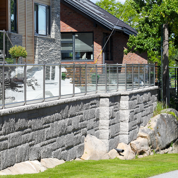 BEKLÄDNAD BENDERS HÖRN 40+20X20X3,5CM, RUSTIK GRÅ 400+200X200X35MM