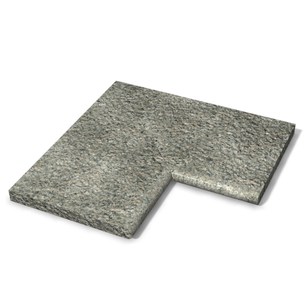 POOLKANT BENDERS BOHUS HÖRN ELEGANT M, POLERAD KANT 500/500X300X30MM