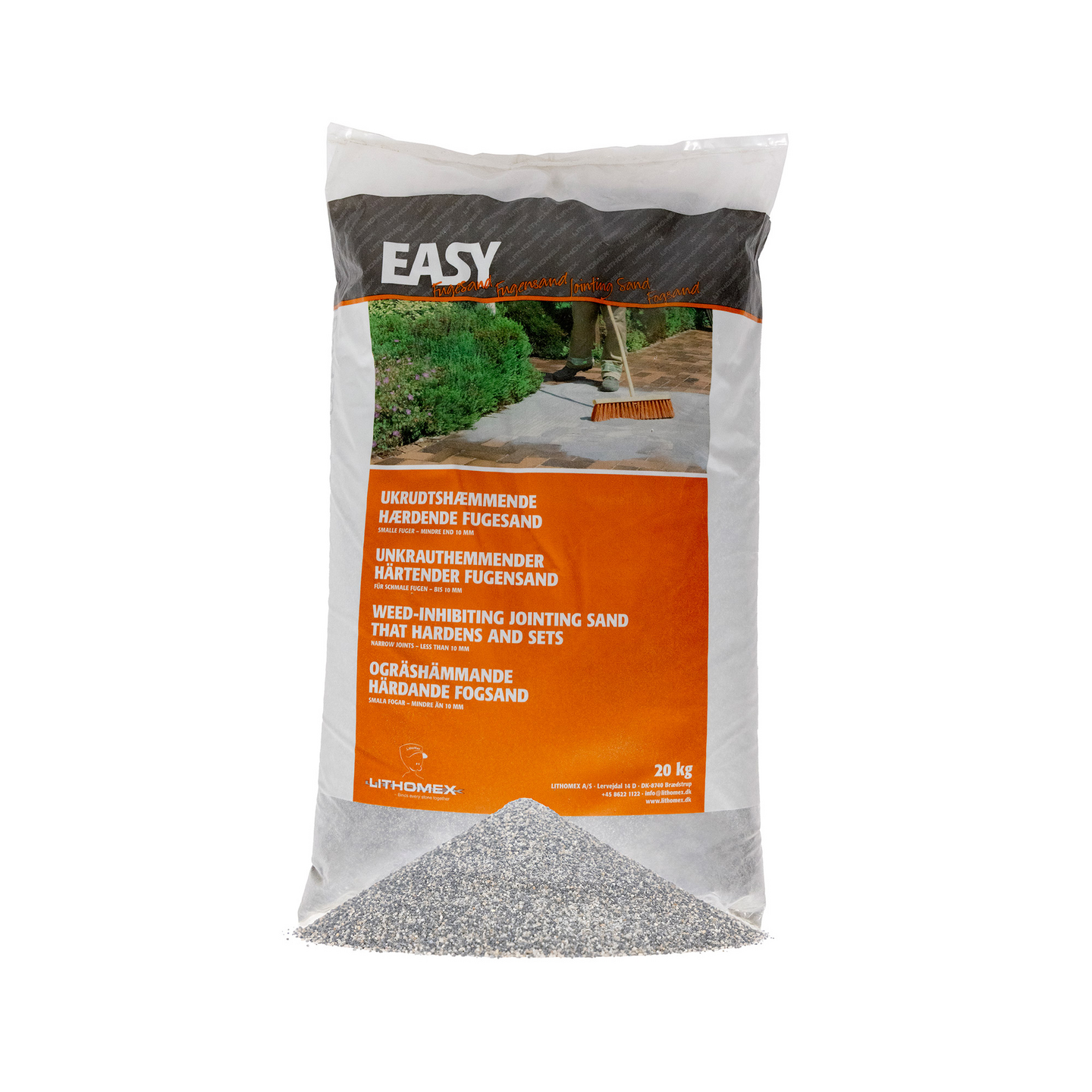 FOGSAND LITHOMEX EASY FLEXIFOG FÄRG GRÅ 20KG/SÄCK