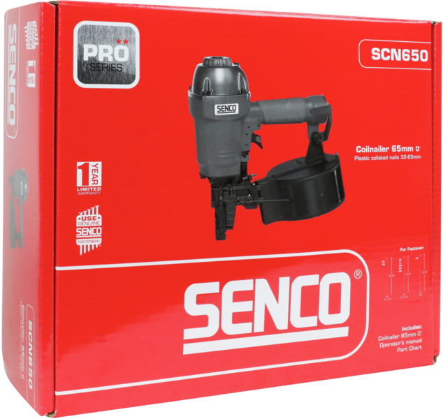 Rullanaulain Senco SCN650 32–65mm rullanauloille 2,3kg