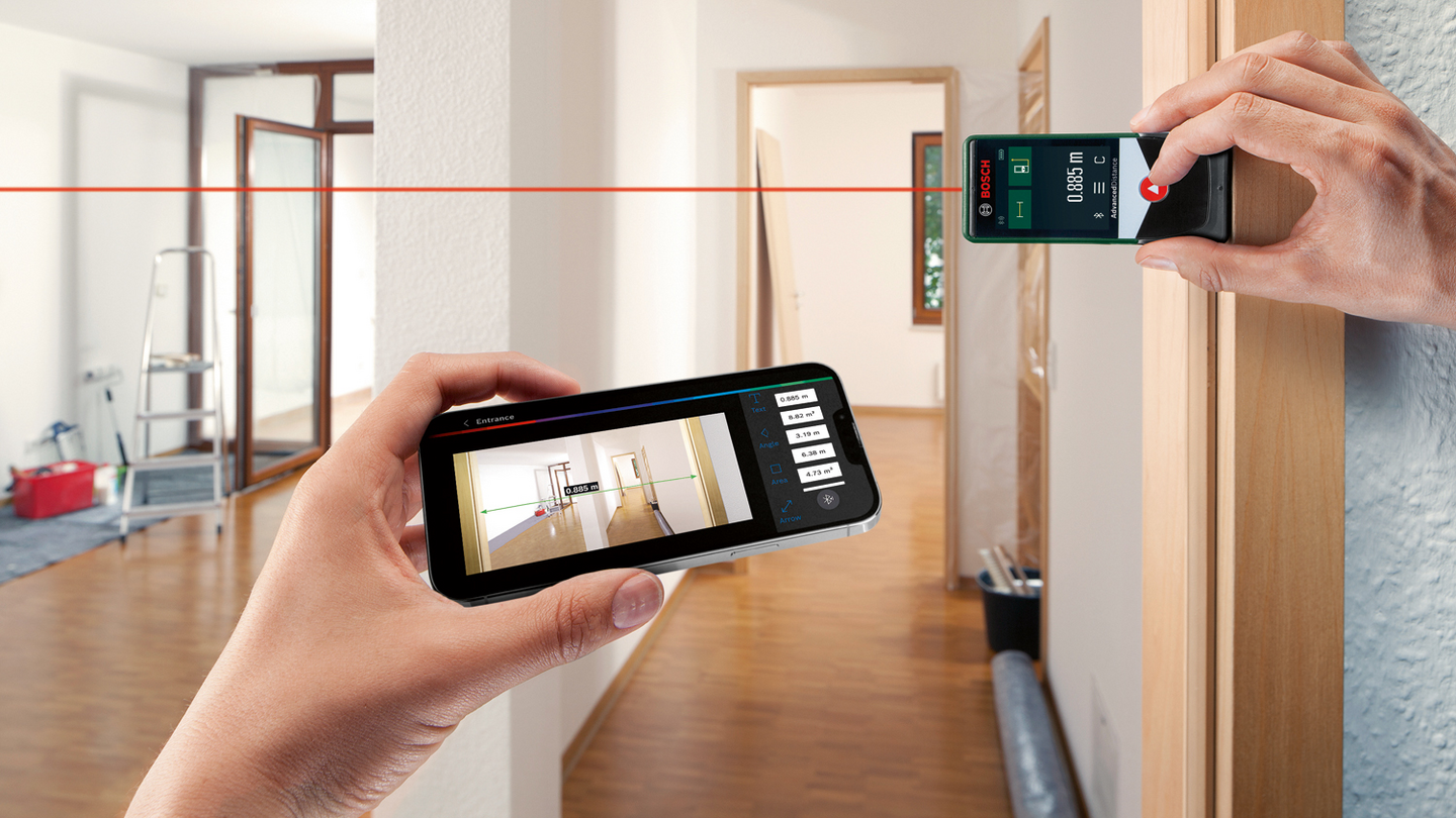 Laseretäisyysmittalaite Bosch AdvancedDistance 60 C