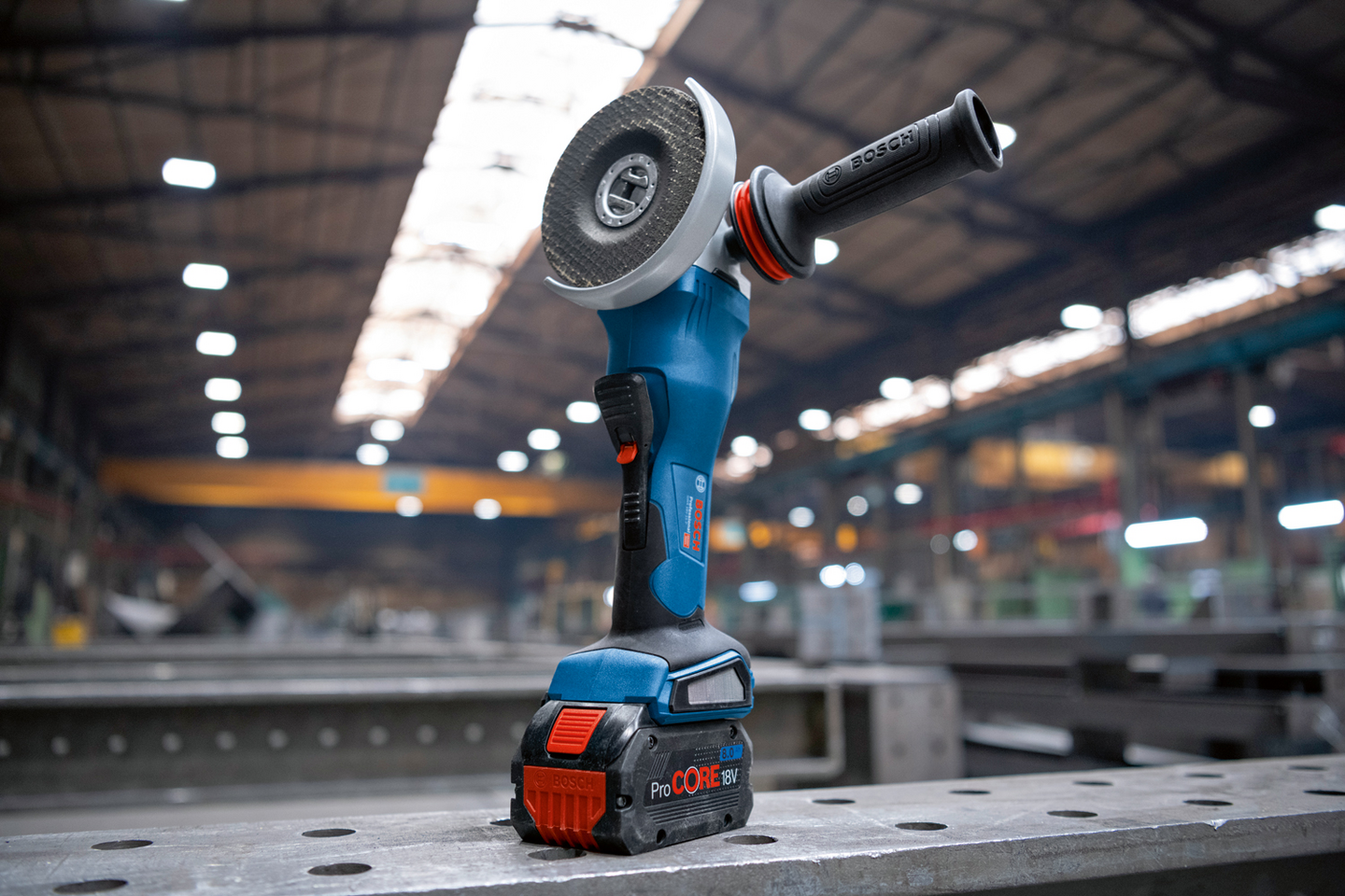 Akkukulmahiomakone Bosch GWX 18V-15 P Solo
