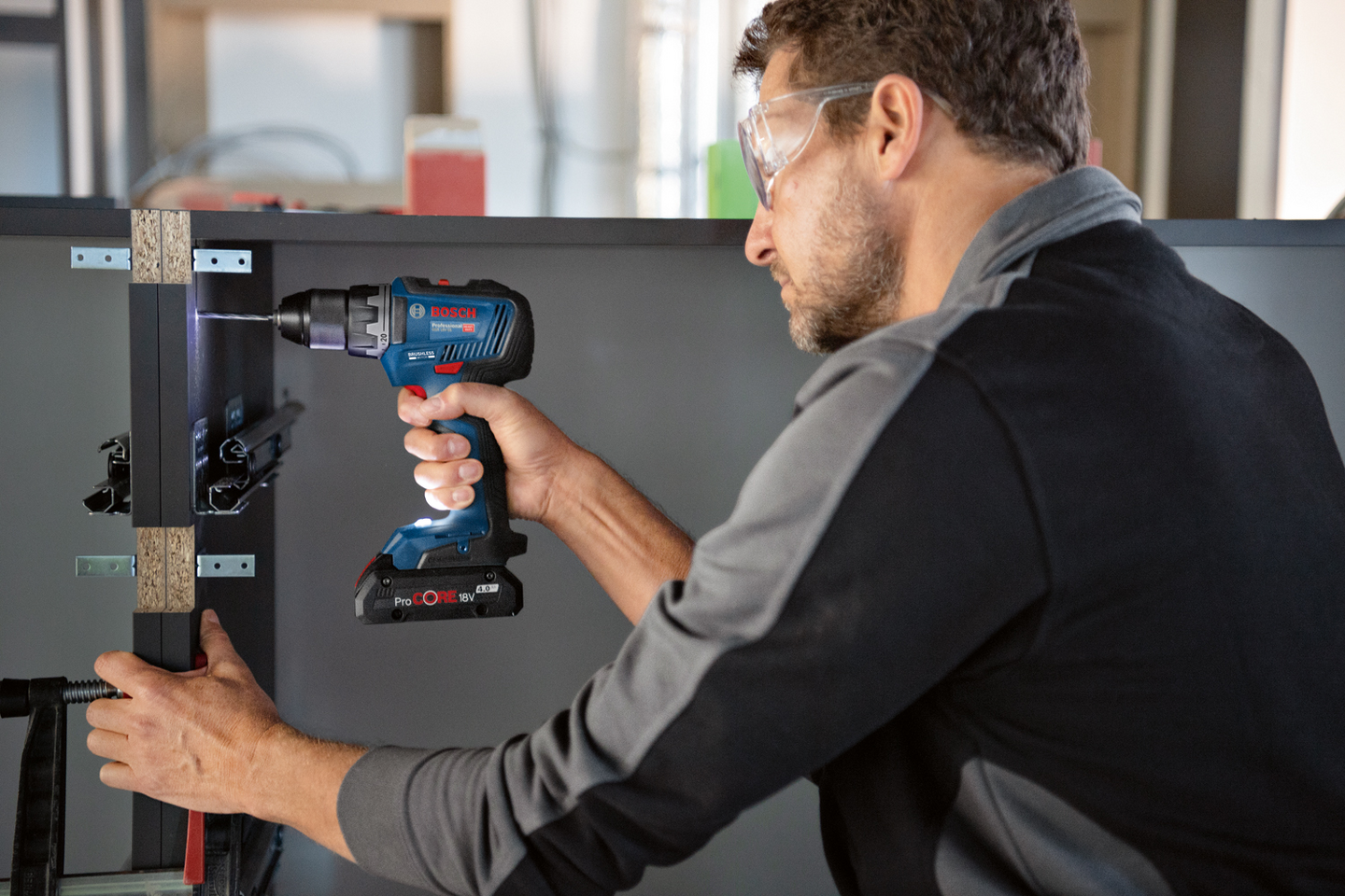 SKRUVDRAGARE BOSCH GSR 18V-55 2X5AH L-CASE