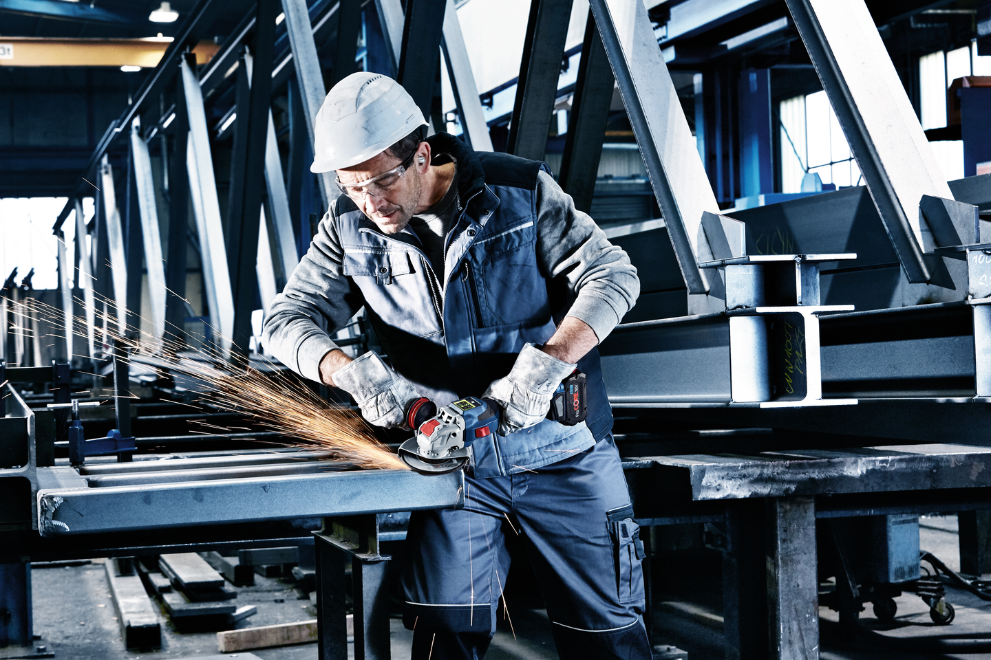 VINKELSLIP GWX 18V-15 SC 125MM HMI SOLO