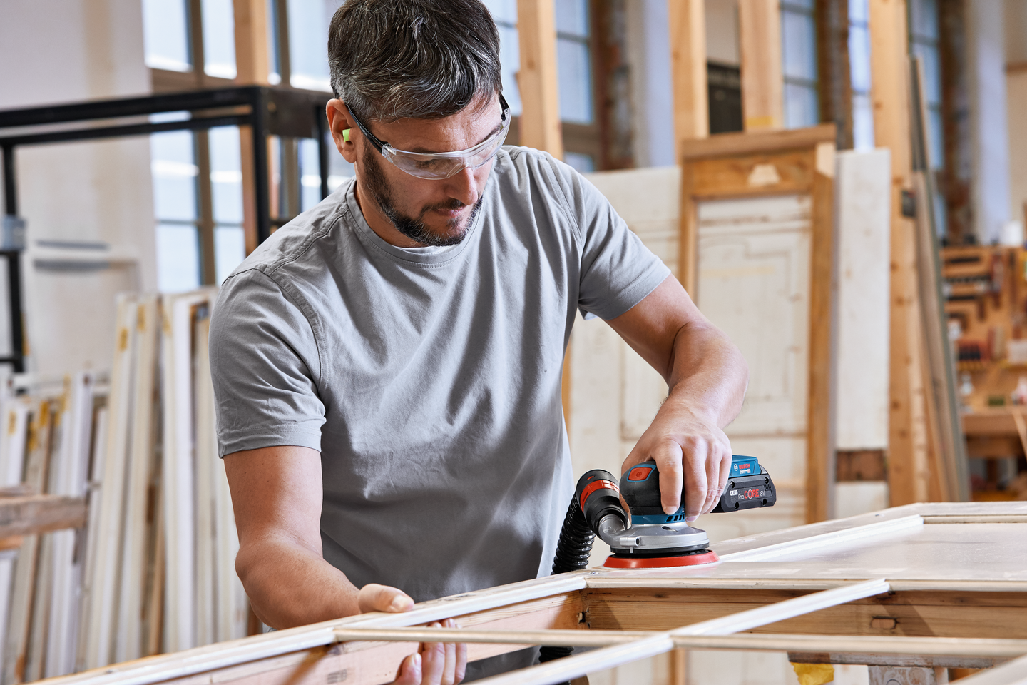 EXCENTERSLIP GEX 18V-125 SOLO L-BOXX