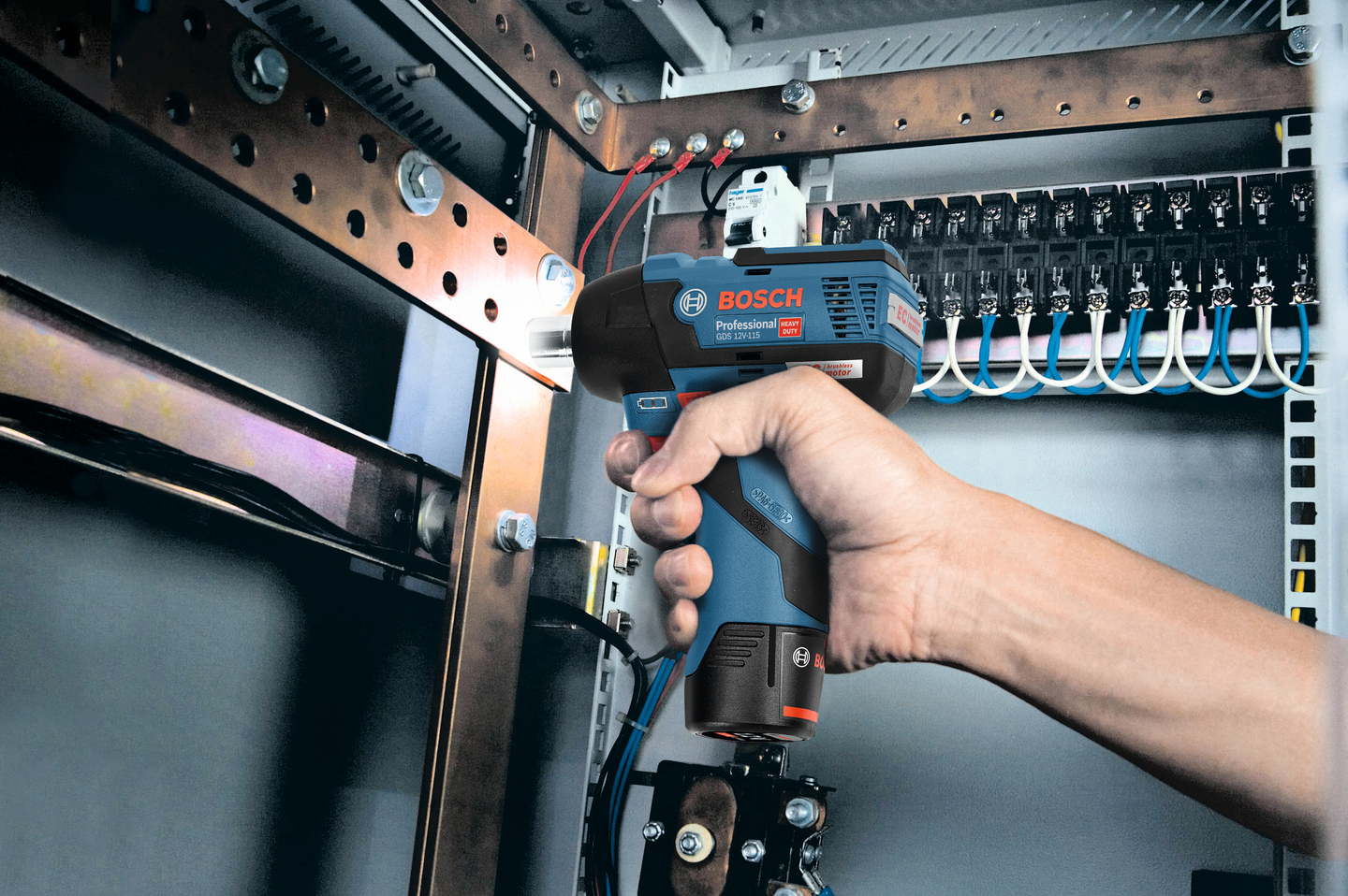 MUTTERDRAGARE BOSCH GDS 12V-115 SOLO L-BOXX