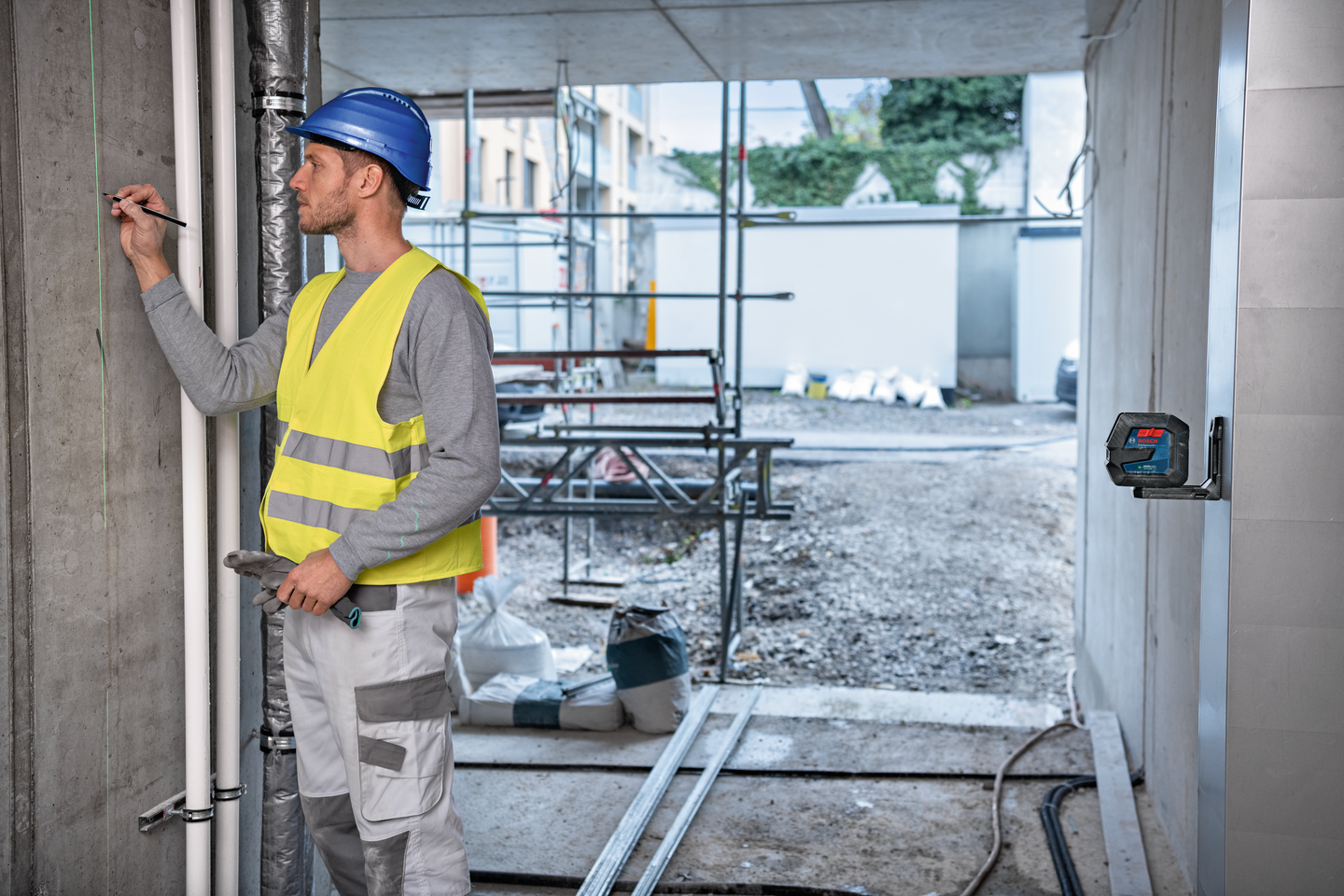 LINJELASER GLL 2-15/LB10 GRÖN