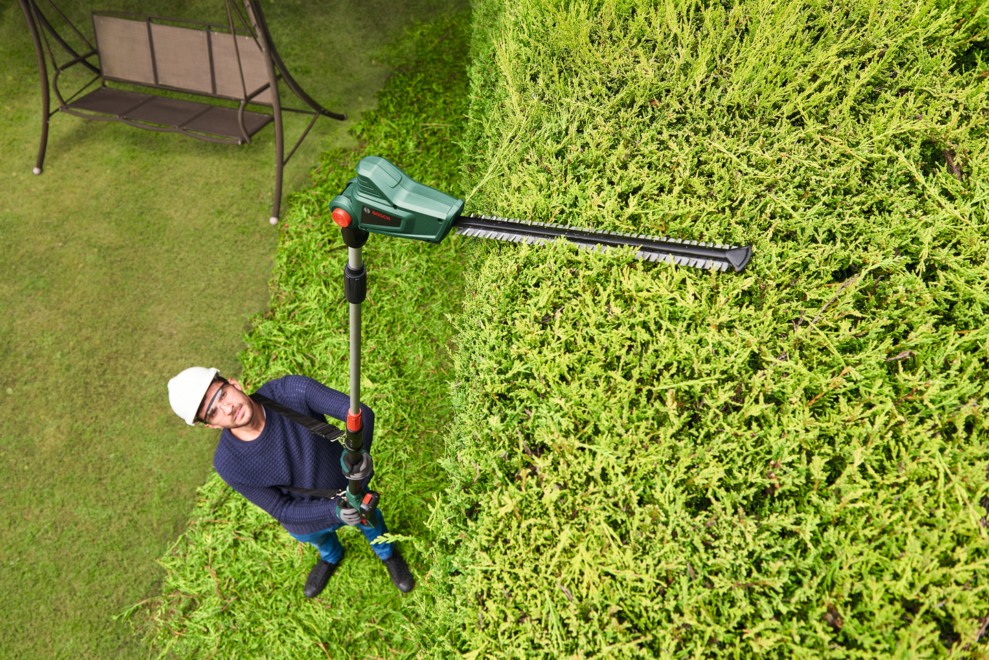 Pensasleikkuri Bosch Universal Hedge Pole 18 Solo