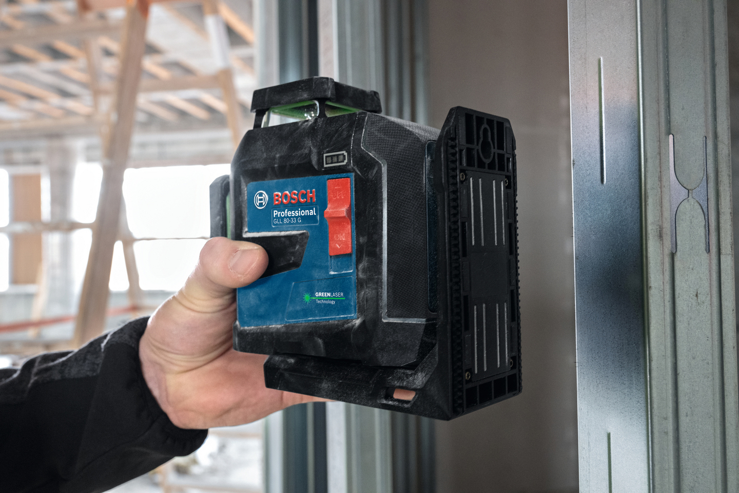 LINJELASER BOSCH GRÖN GLL 80-33 G/AA