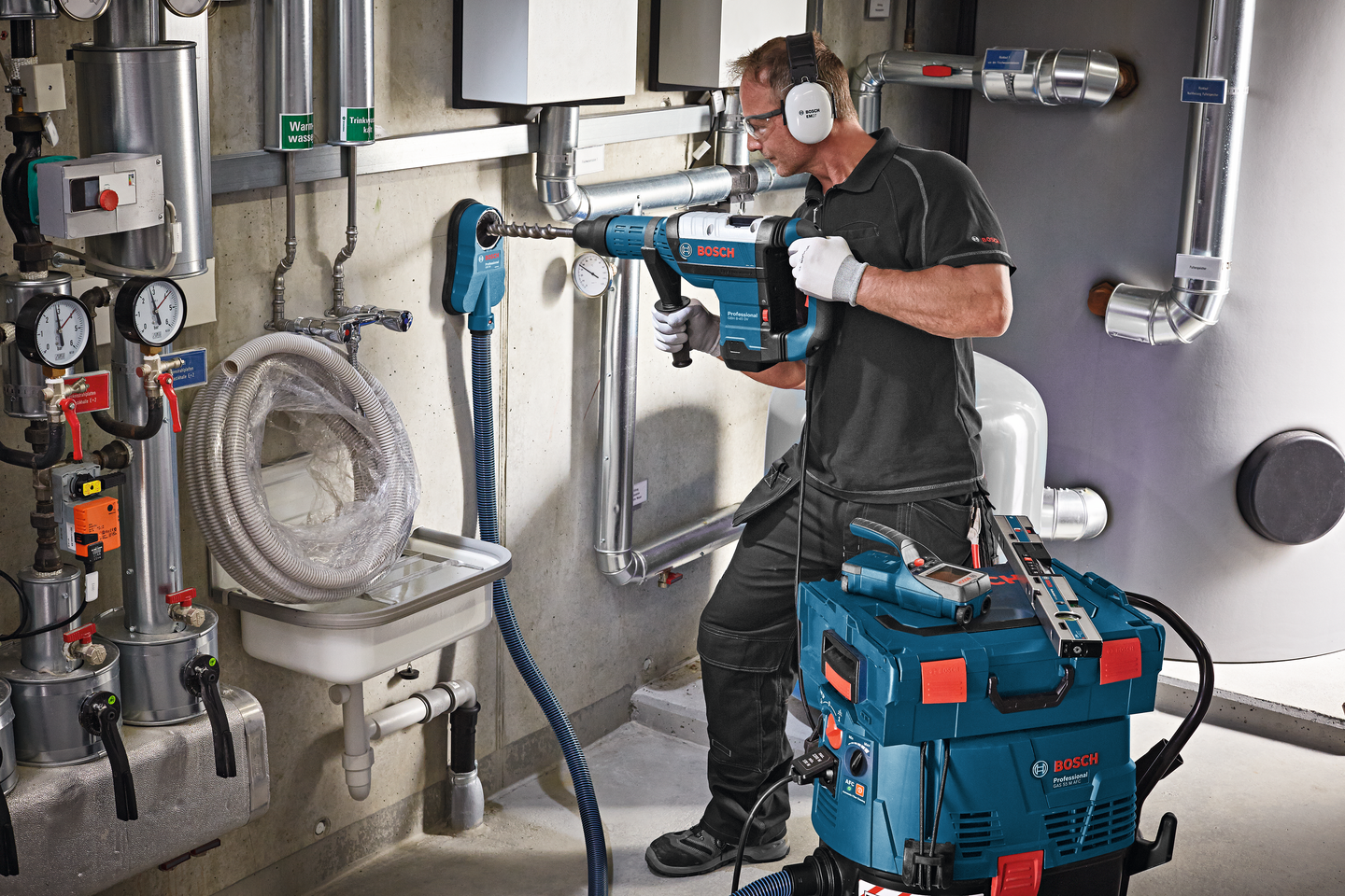 DAMMADAPTER BOSCH GDE 68 FÖR SDS-MAX