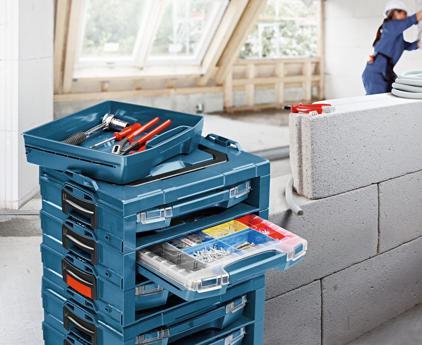 Lokerikko Bosch LS-Boxx sisäosa 72