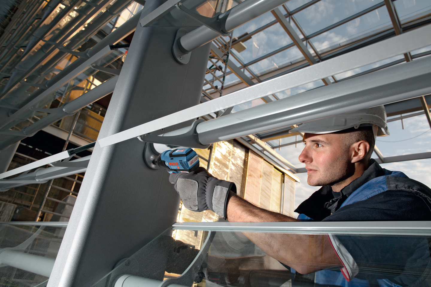 SLAGSKRUVDRAGARE BOSCH GDR 12V-110 SOLO L-BOXX