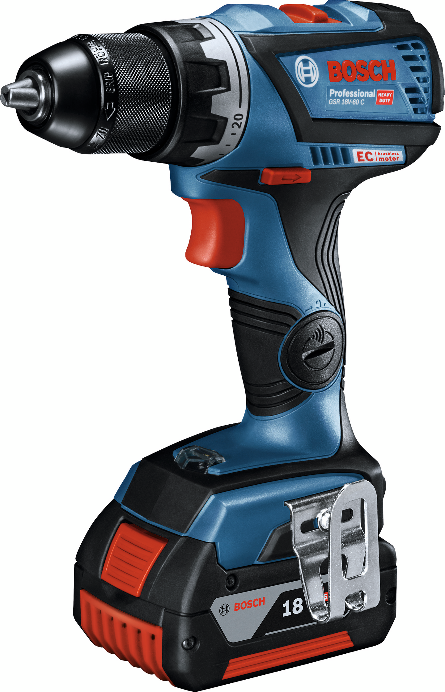 Akkuporakone Bosch GSR 18V-60 C 3x5,0Ah L-Boxx