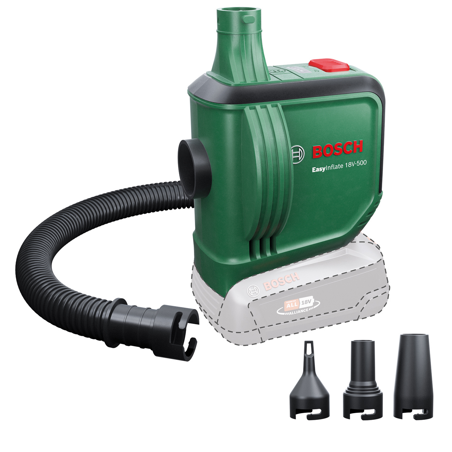 Akkupumppu Bosch EasyInflate 18V-500 Solo