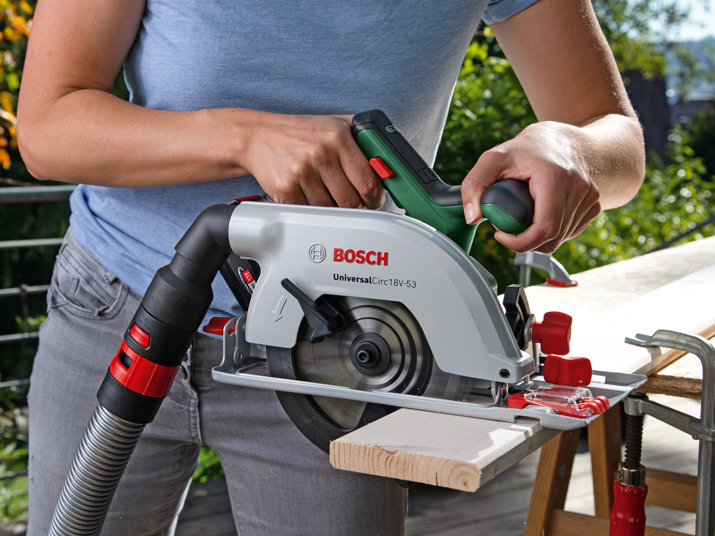 Akkupyörösaha Bosch UniversalCirc 18V-53 Solo