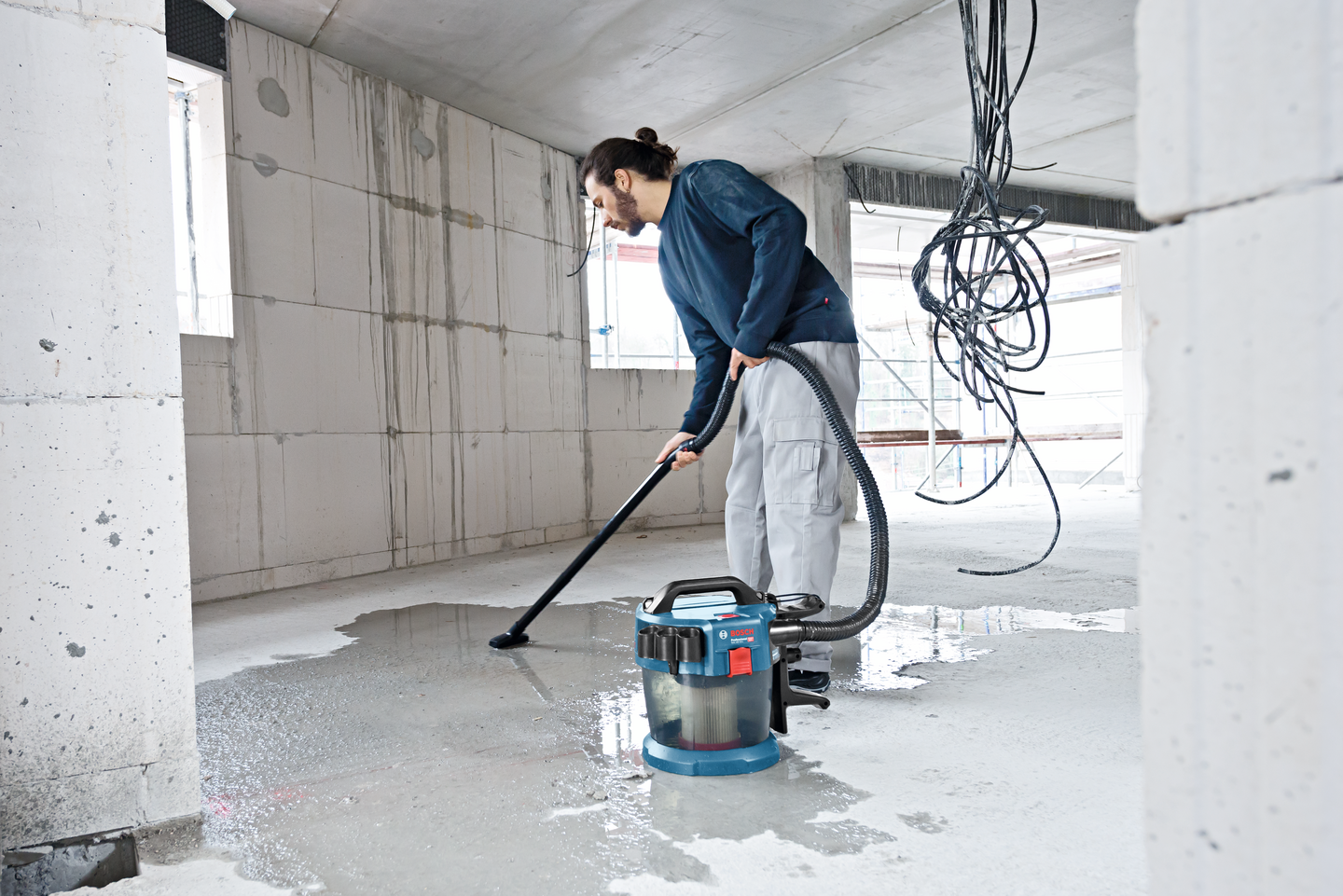 DAMMSUGARE GAS 18V-10 SOLO MED TILLBEHÖR