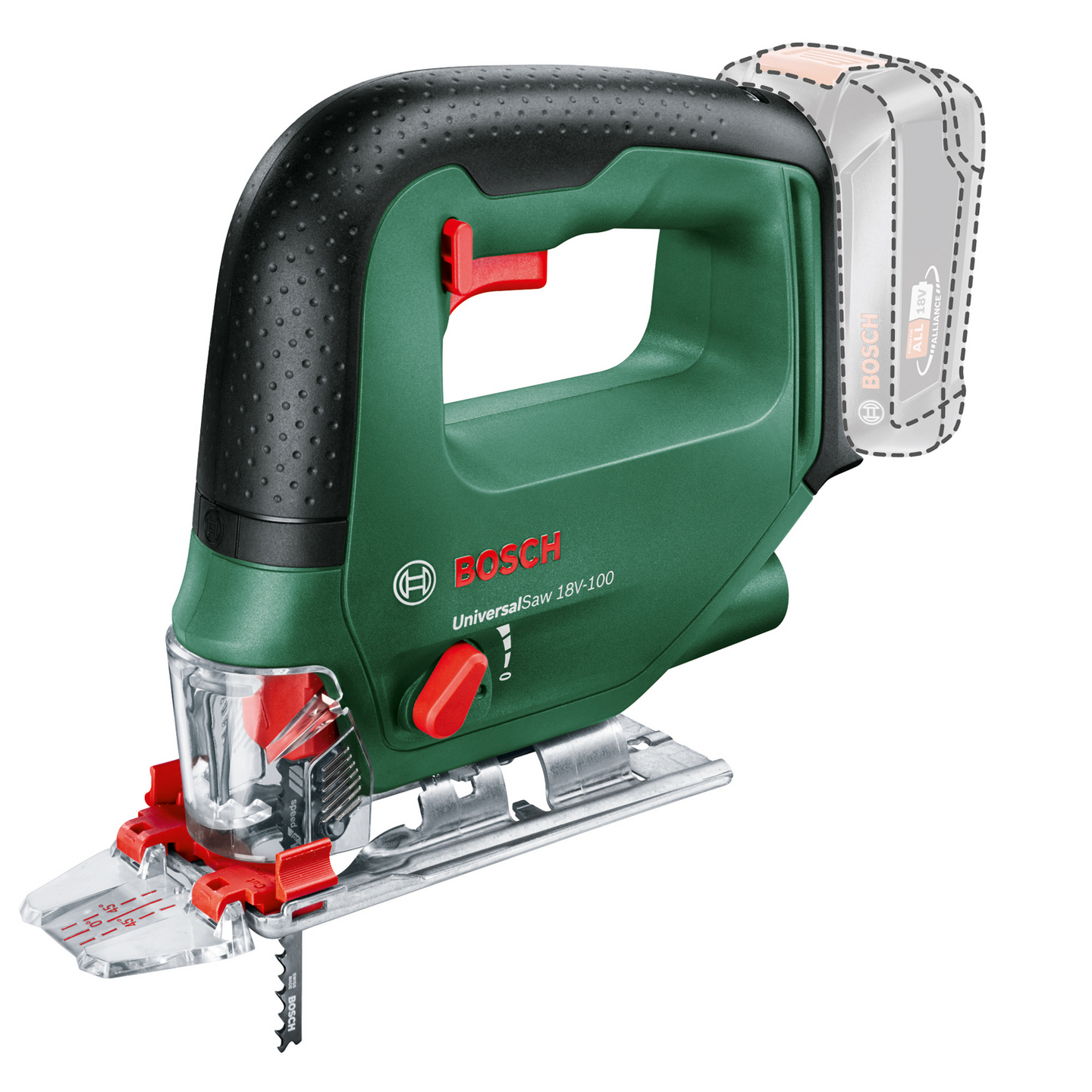 STICKSÅG BOSCH UNIVERSALSAW 18V-100, SOLO