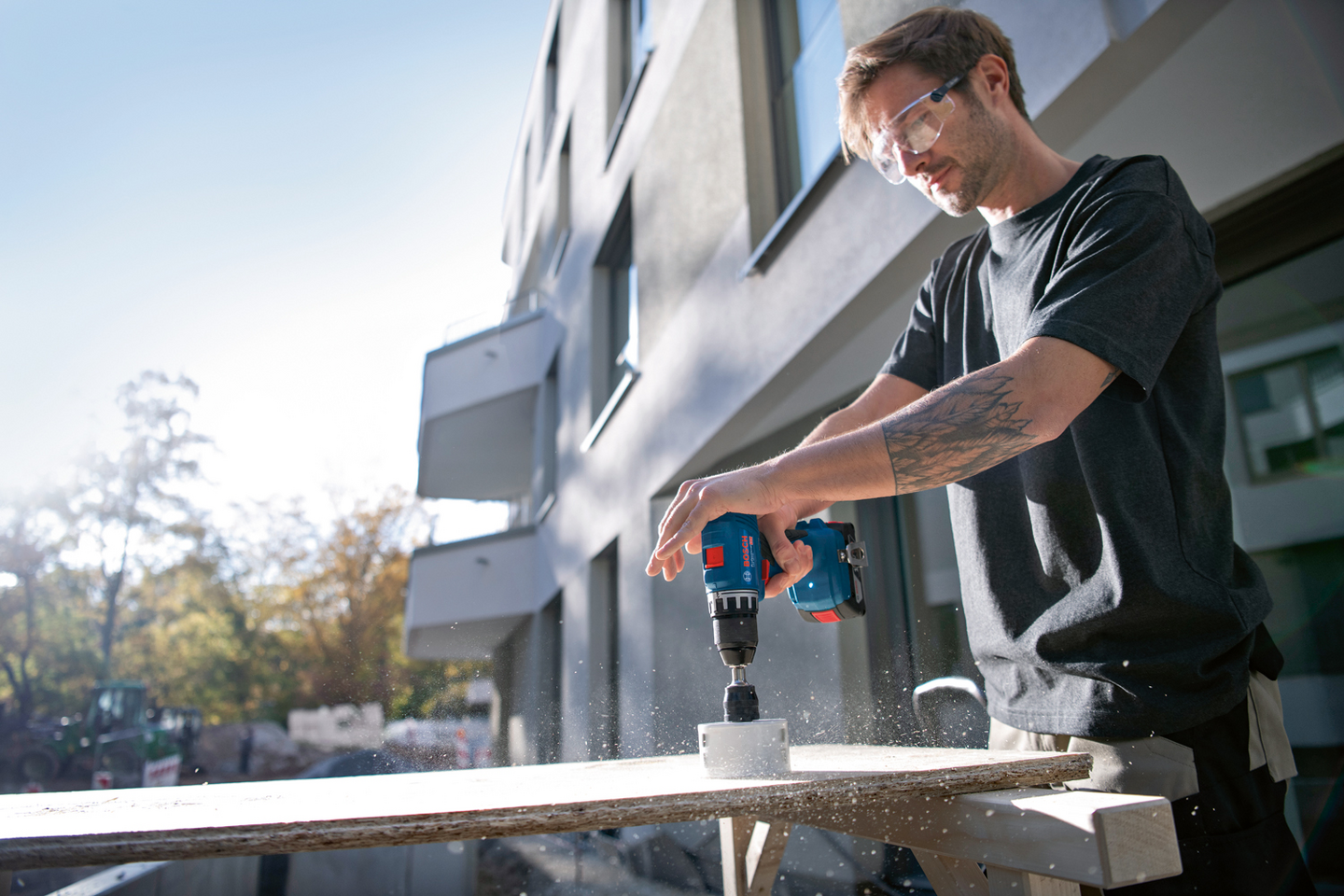 SKRUVDRAGARE BOSCH GSR 18V-45 SOLO L -BOXX