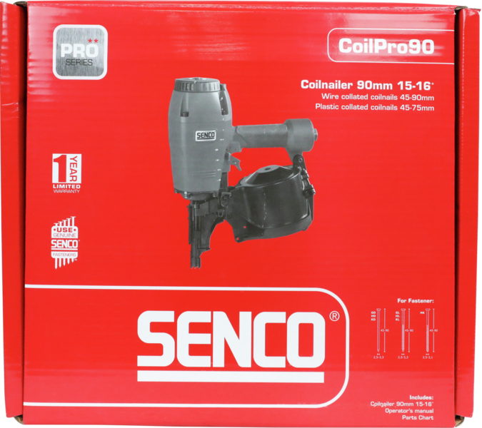 SPIKVERKTYG SENCO COILPRO90 RB 16GR