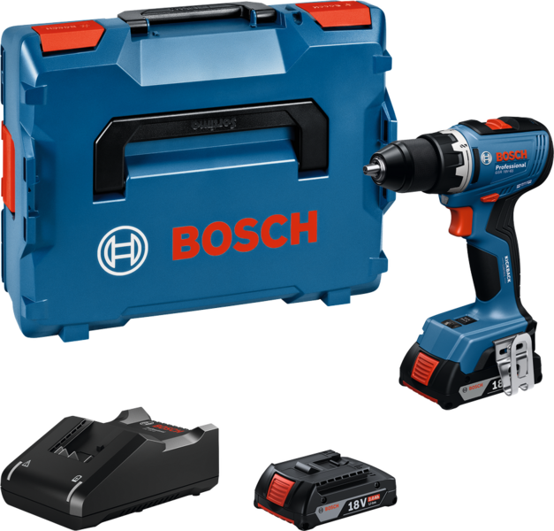 SKRUVDRAGARE BOSCH GSR 18V-65 2X5AH, L-BOXX