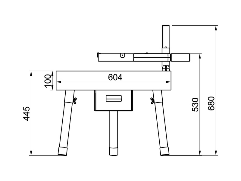 ELDSTAD MUURIKKA NOTSKI SVART 60CM