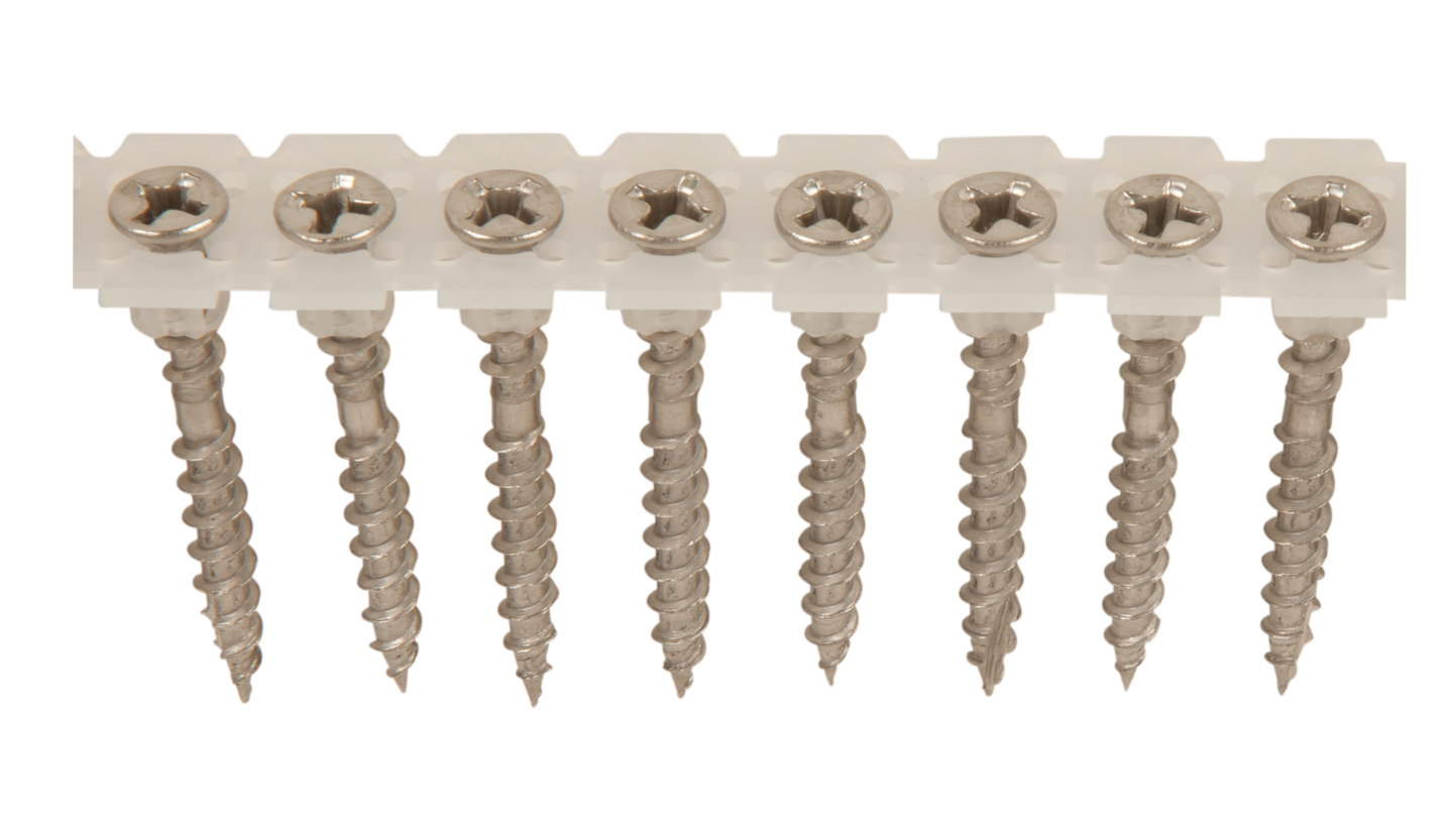 TRALLSKRUV ESSVE BANDAD PH2 ROSTFRI, A2 4,2X42 1000ST