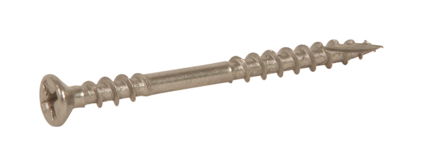 TRALLSKRUV ESSVE BANDAD PH2 ROSTFRI, A2 4,2X55 1000ST